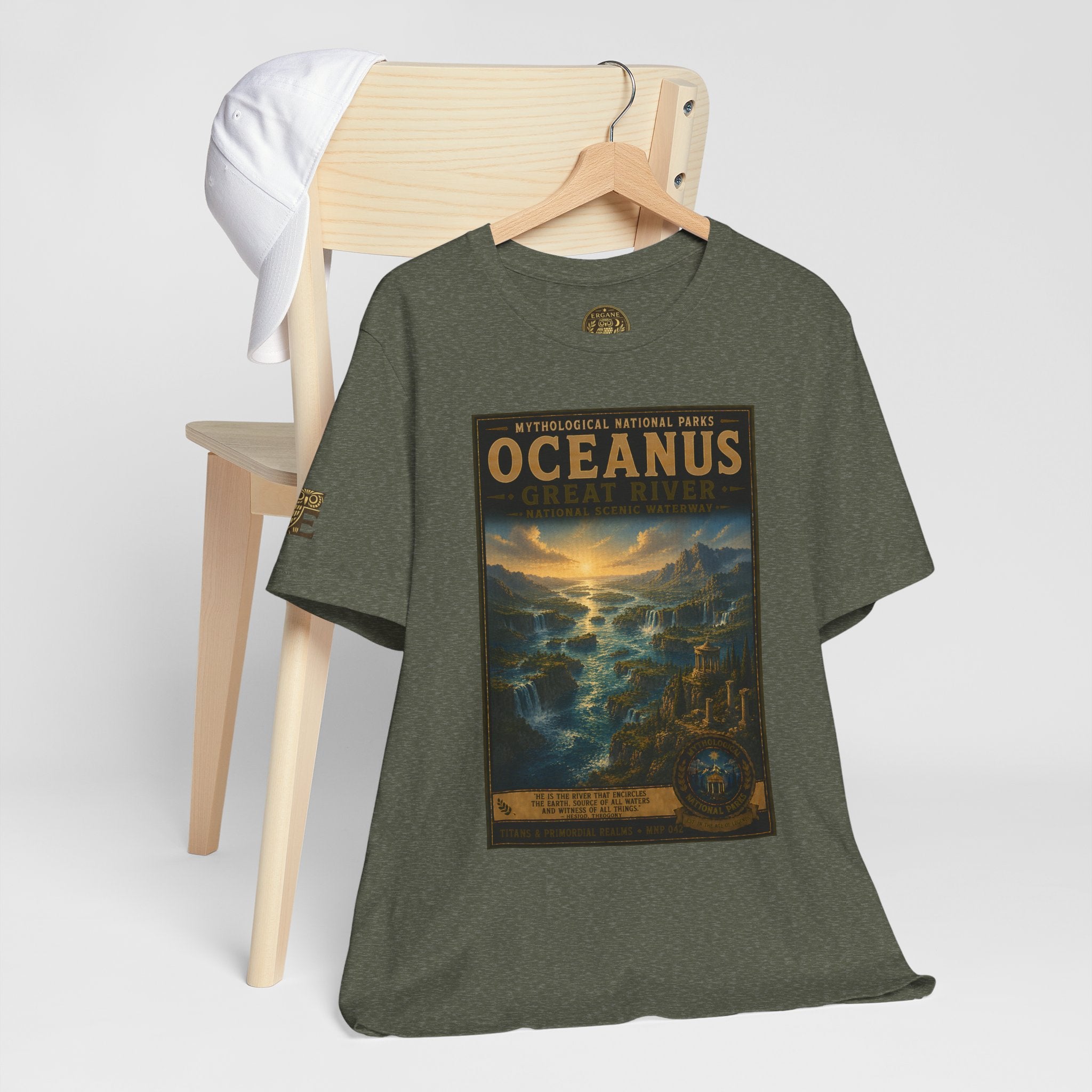 Mythological National Parks COLLECTION V- #042-050 TITANS & PRIMORDIAL REALMS | Vintage nature poster Tee | Mythological National Parks graphic shirt