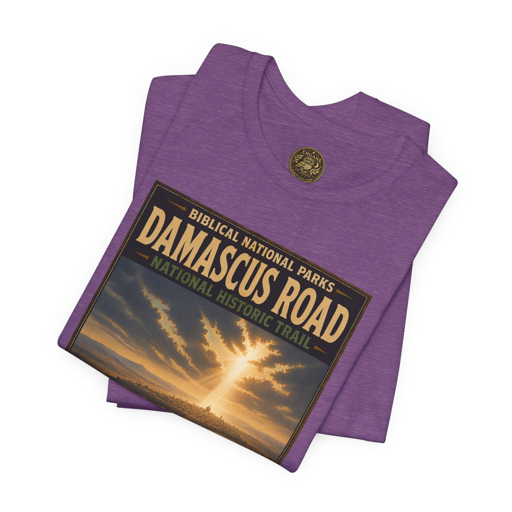 Biblical National Parks Collection VIII- The Apostles' Trails #042/049 | Acts 9 | Vintage nature poster Tee | Biblical national parks graphic shirt