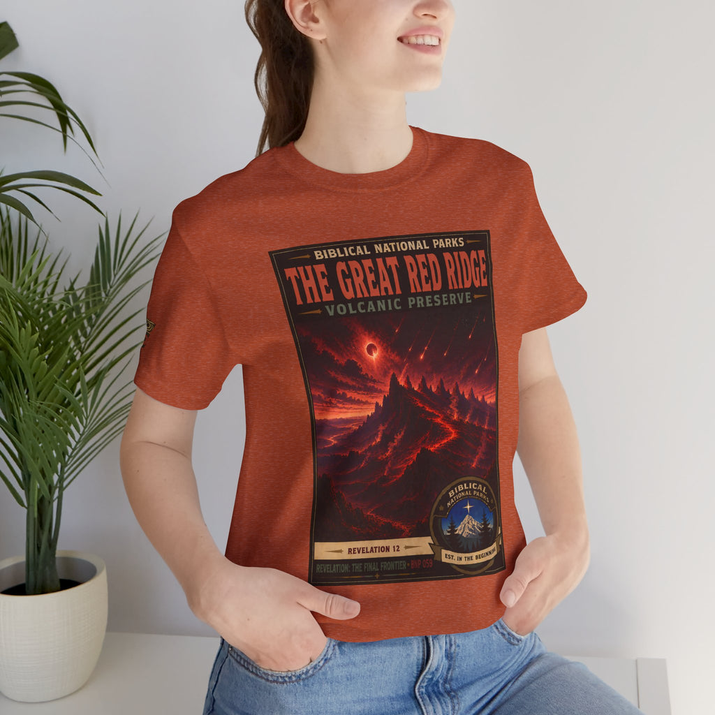 Biblical National Parks Collection X- #059/061 - Revelation: The Final Frontier | Revelation 12 | Vintage nature poster Tee | Biblical national parks graphic shirt