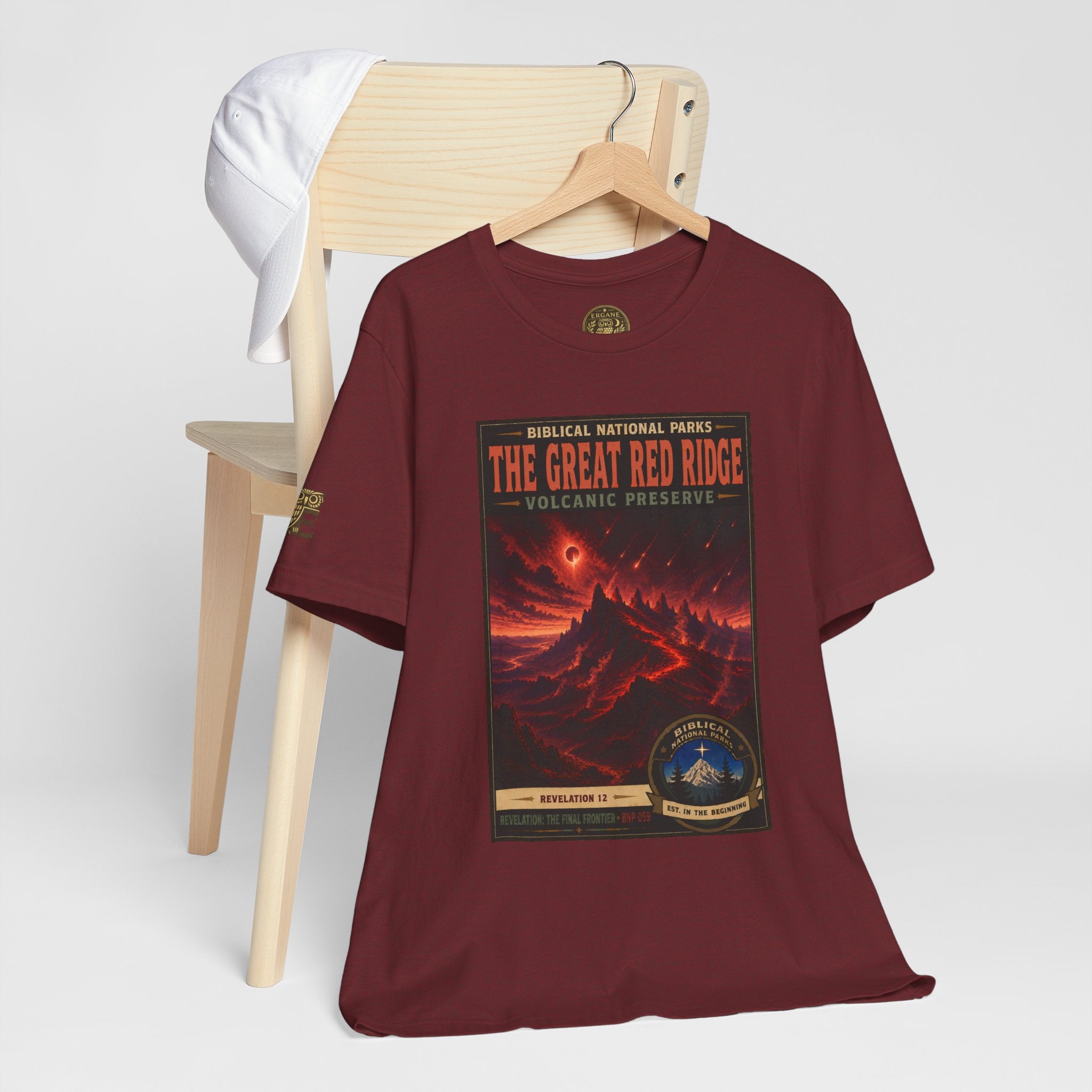 Biblical National Parks Collection X- #059/061 - Revelation: The Final Frontier | Revelation 12 | Vintage nature poster Tee | Biblical national parks graphic shirt