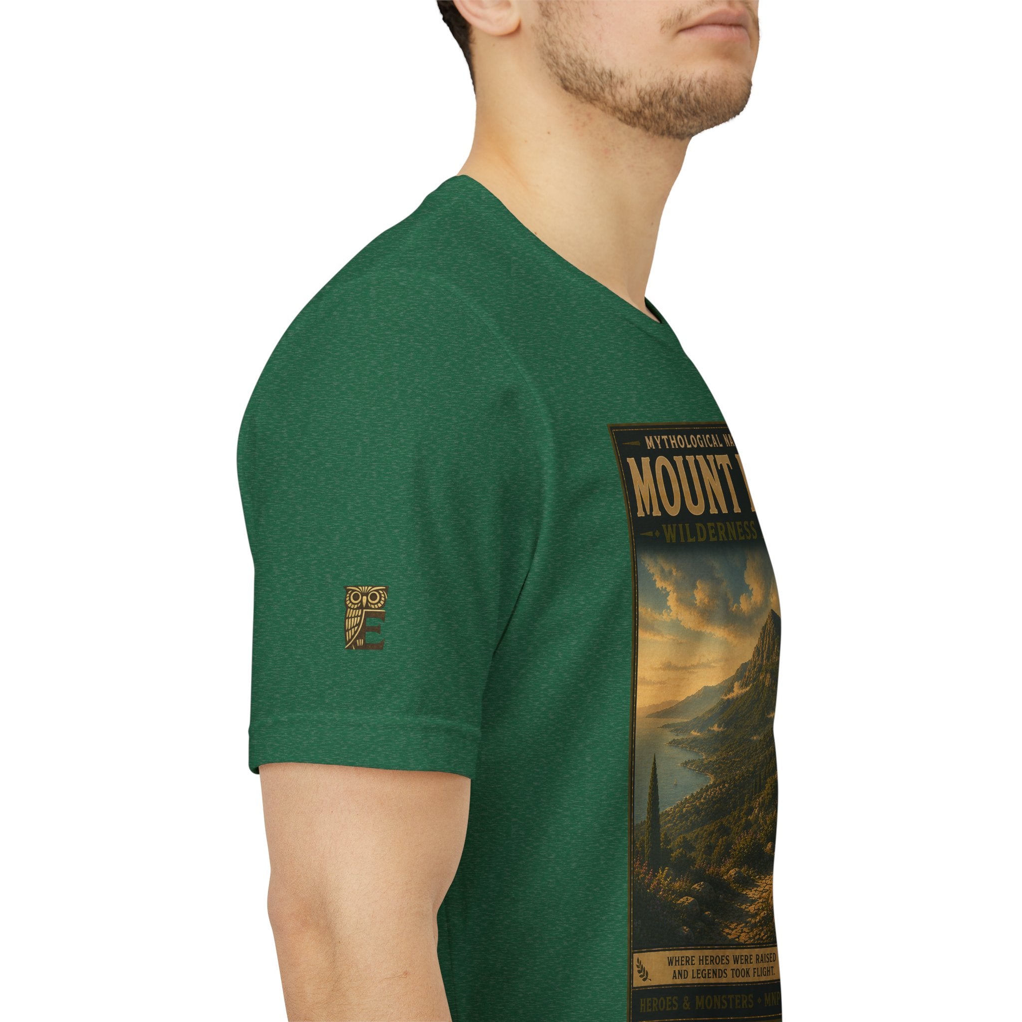 Mythological National Parks Collection III- #027-028 - Heros & Monsters | Vintage nature poster Tee | Mythological National Parks graphic shirt