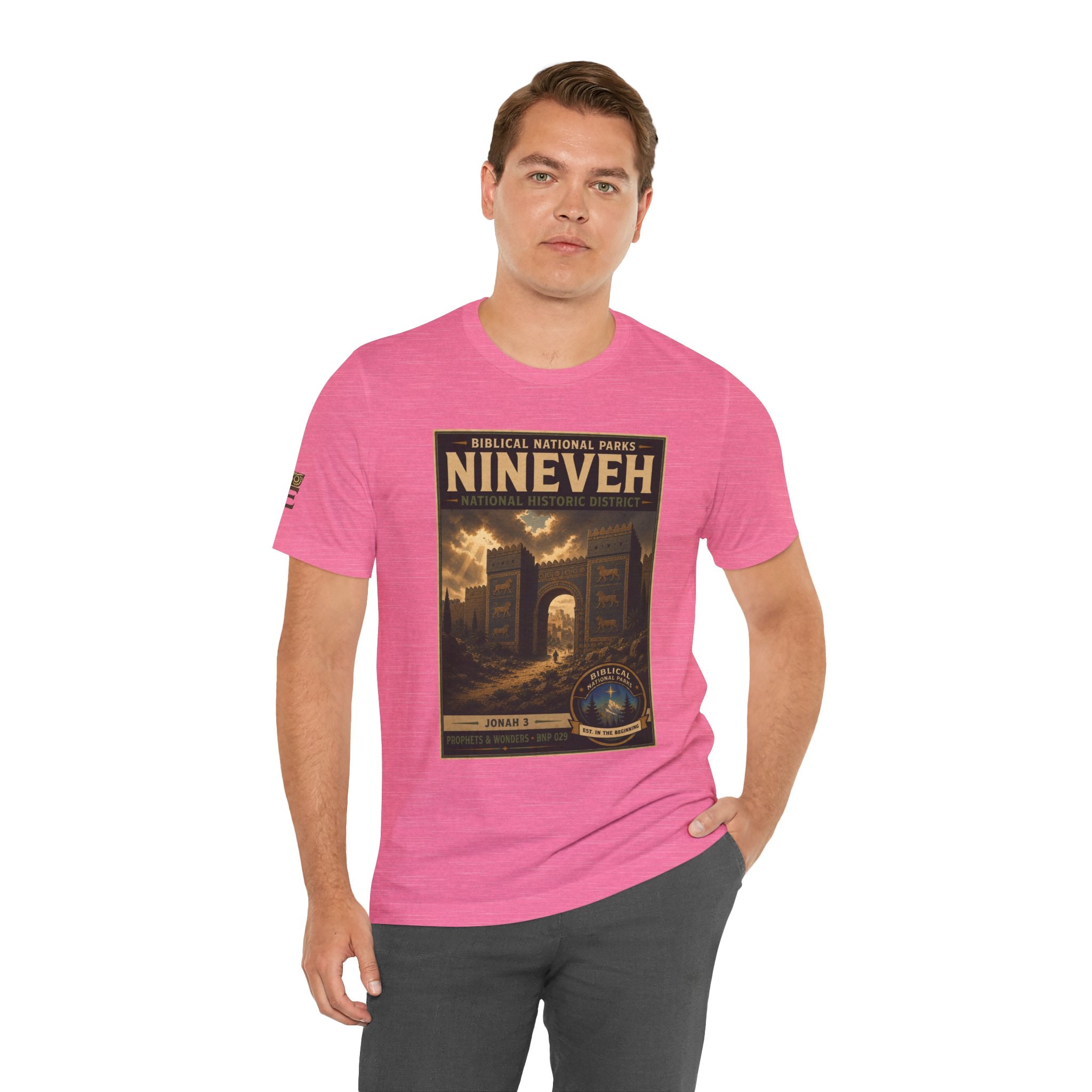 Biblical National Parks Collection V- Prophets & Wonders #029/030 Jonah 3 | Vintage nature poster Tee | Biblical national parks graphic shirt