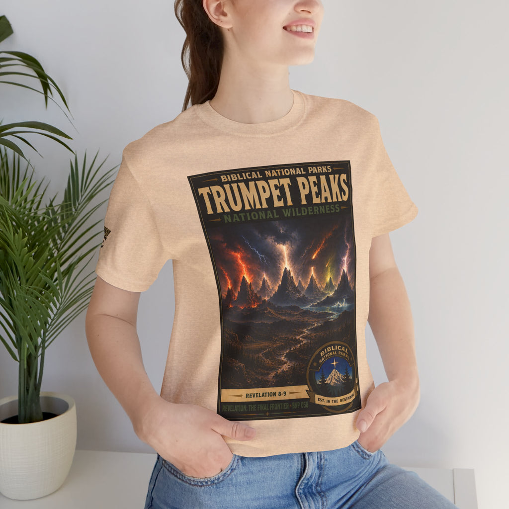 Biblical National Parks Collection X- #058/061 - Revelation: The Final Frontier | Revelation 8-9 | Vintage nature poster Tee | Biblical national parks graphic shirt