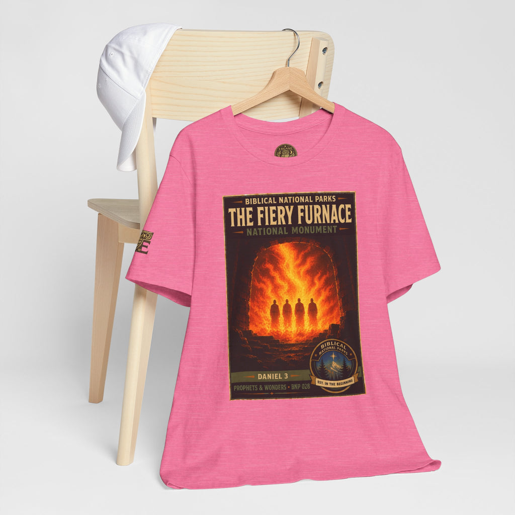 Biblical National Parks Collection V- Prophets & Wonders #028/030 Daniel 3 | Vintage nature poster Tee | Biblical national parks graphic shirt
