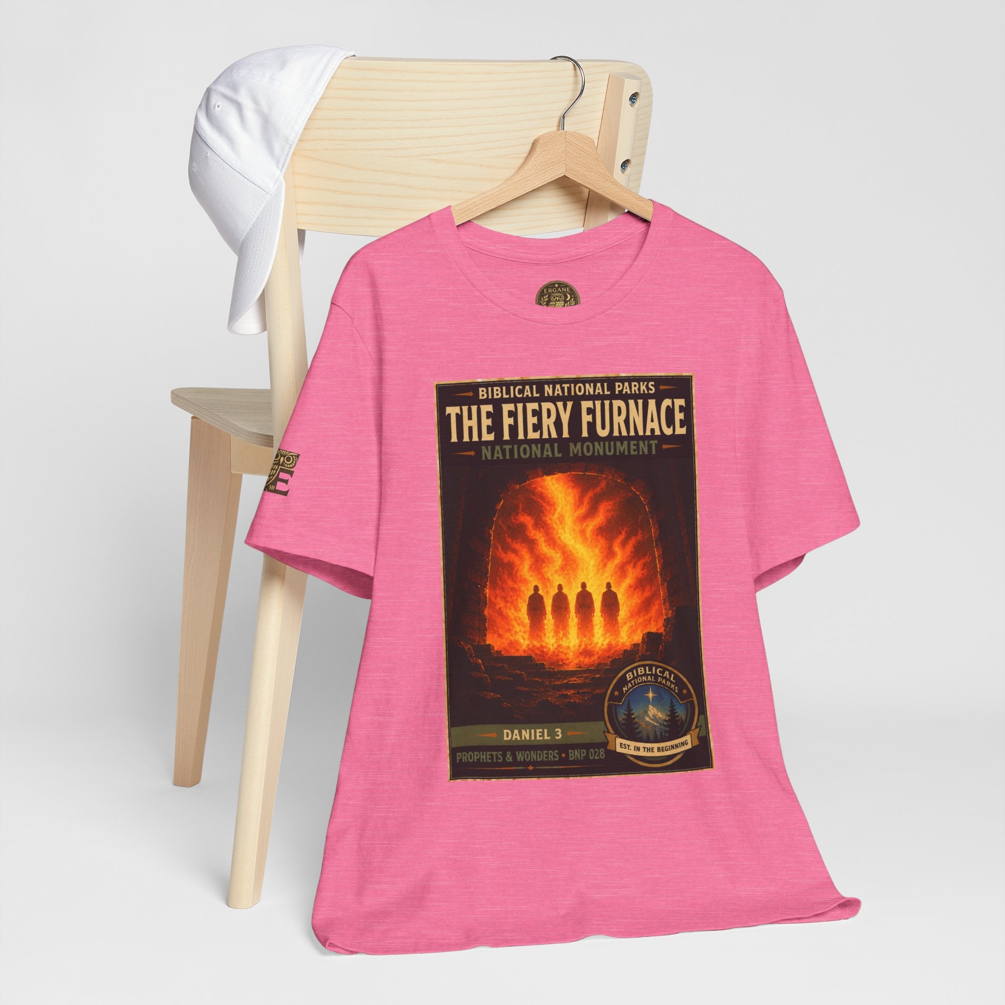 Biblical National Parks Collection V- Prophets & Wonders #028/030 Daniel 3 | Vintage nature poster Tee | Biblical national parks graphic shirt