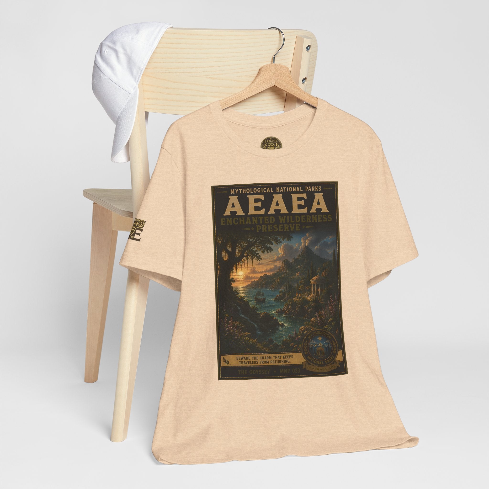 Mythological National Parks Collection IV- #033-038 - THE ODYSSEY | Vintage nature poster Tee | Mythological National Parks graphic shirt