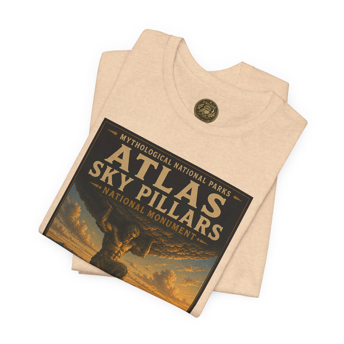 Mythological National Parks COLLECTION V- #044-050 TITANS & PRIMORDIAL REALMS | Vintage nature poster Tee | Mythological National Parks graphic shirt