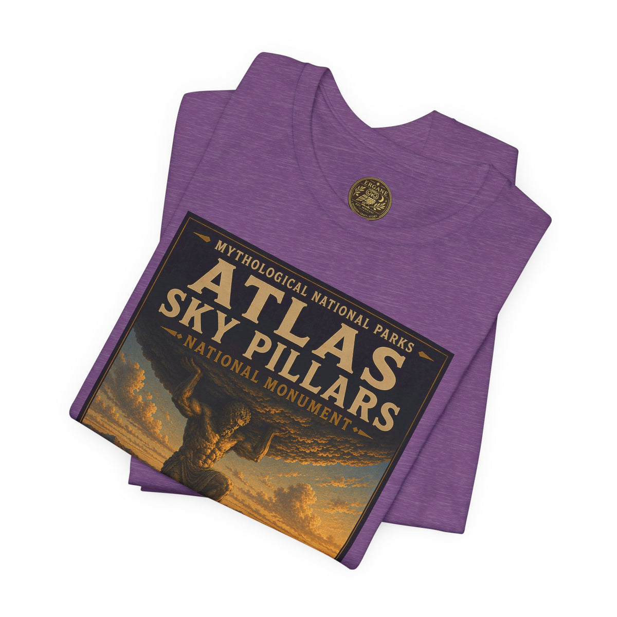 Mythological National Parks COLLECTION V- #044-050 TITANS & PRIMORDIAL REALMS | Vintage nature poster Tee | Mythological National Parks graphic shirt