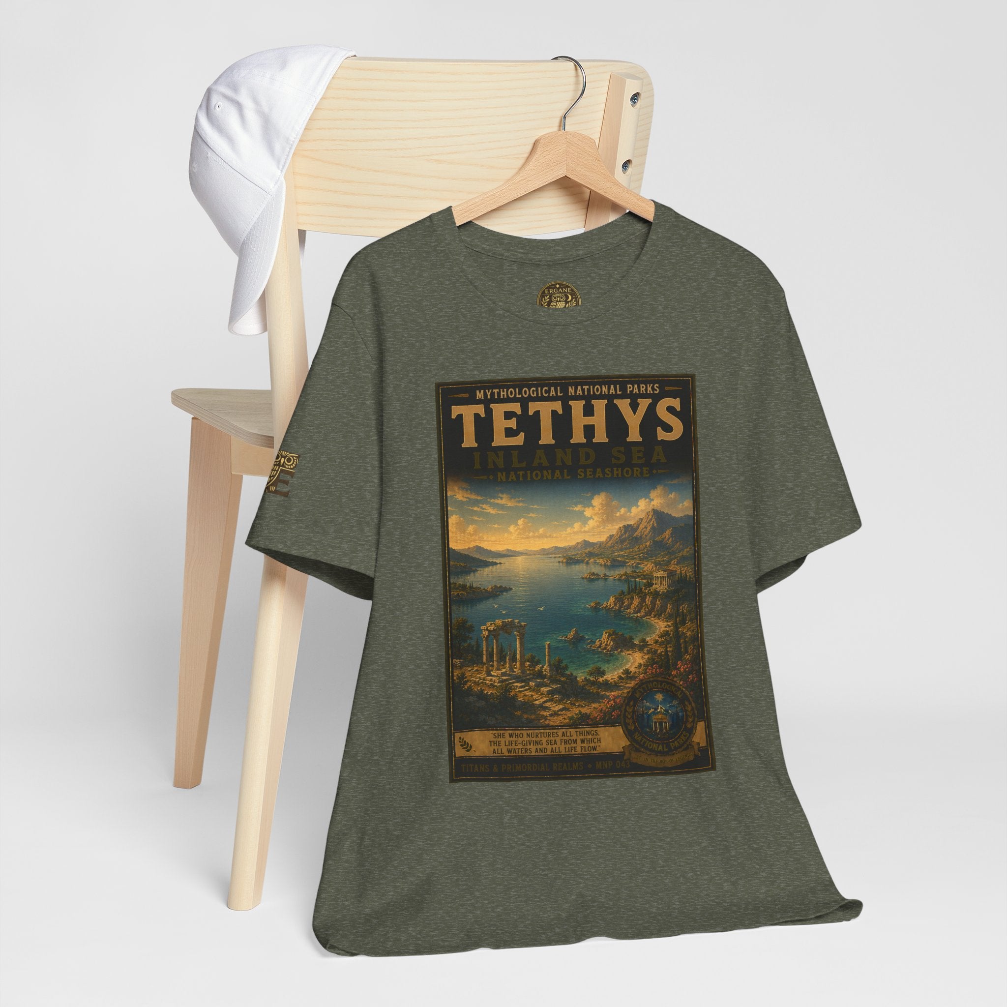 Mythological National Parks COLLECTION V- #043-050 TITANS & PRIMORDIAL REALMS | Vintage nature poster Tee | Mythological National Parks graphic shirt