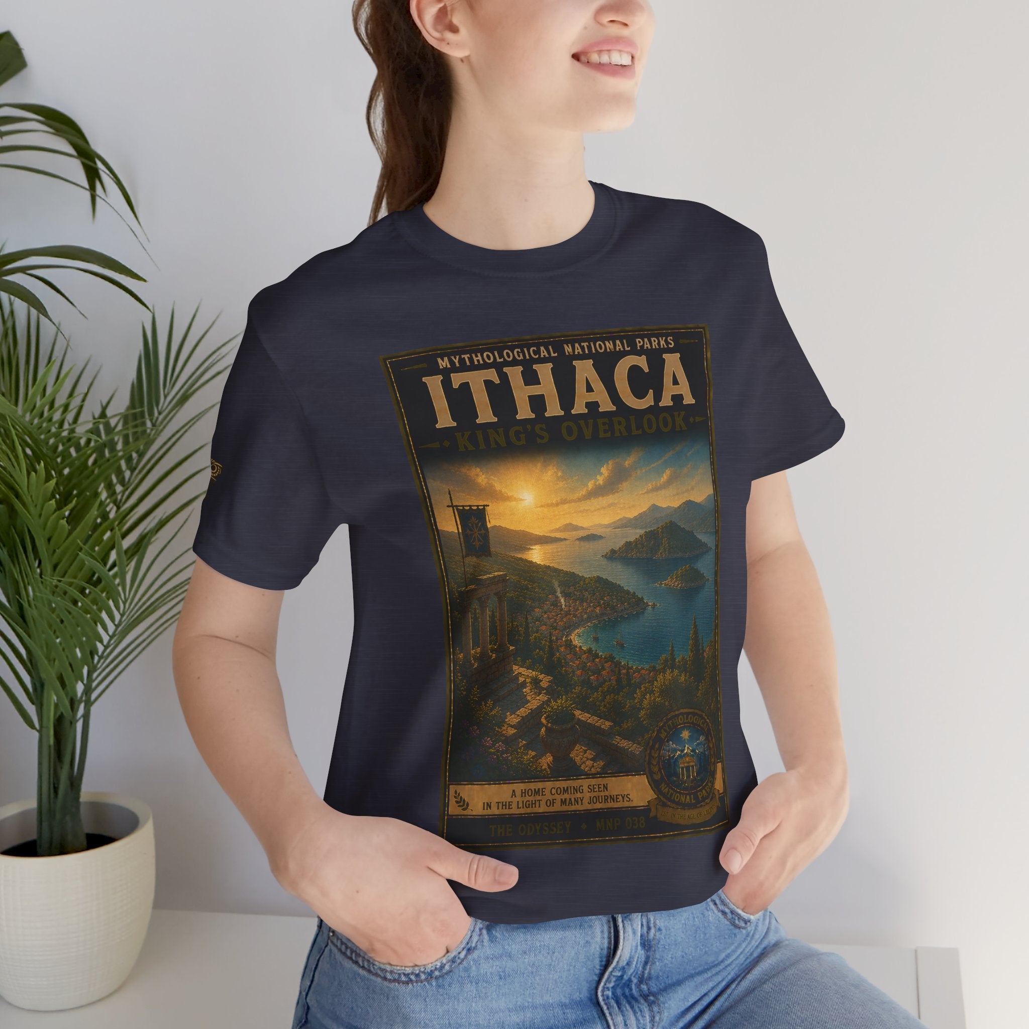Mythological National Parks Collection IV- #038-038 - THE ODYSSEY | Vintage nature poster Tee | Mythological National Parks graphic shirt