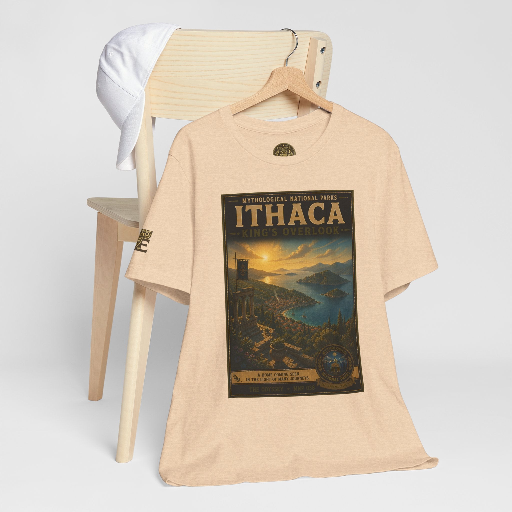Mythological National Parks Collection IV- #038-038 - THE ODYSSEY | Vintage nature poster Tee | Mythological National Parks graphic shirt