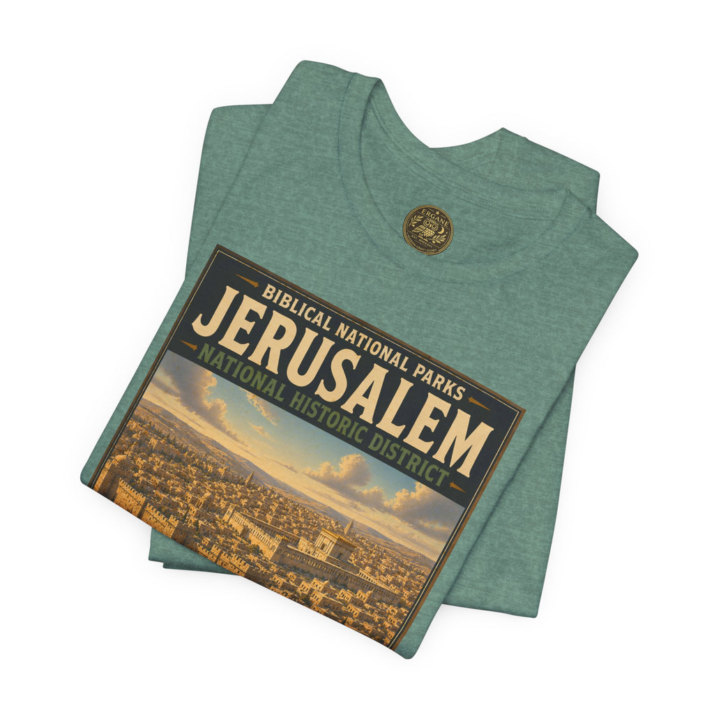 Biblical National Parks Collection VII- The Holy Week #037/041 | Matthew 21-23 | Vintage nature poster Tee | Biblical national parks graphic shirt