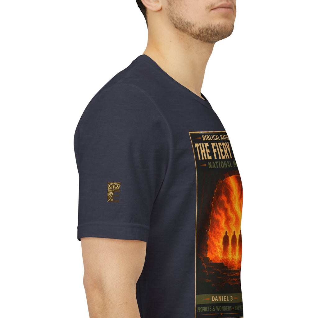 Biblical National Parks Collection V- Prophets & Wonders #028/030 Daniel 3 | Vintage nature poster Tee | Biblical national parks graphic shirt