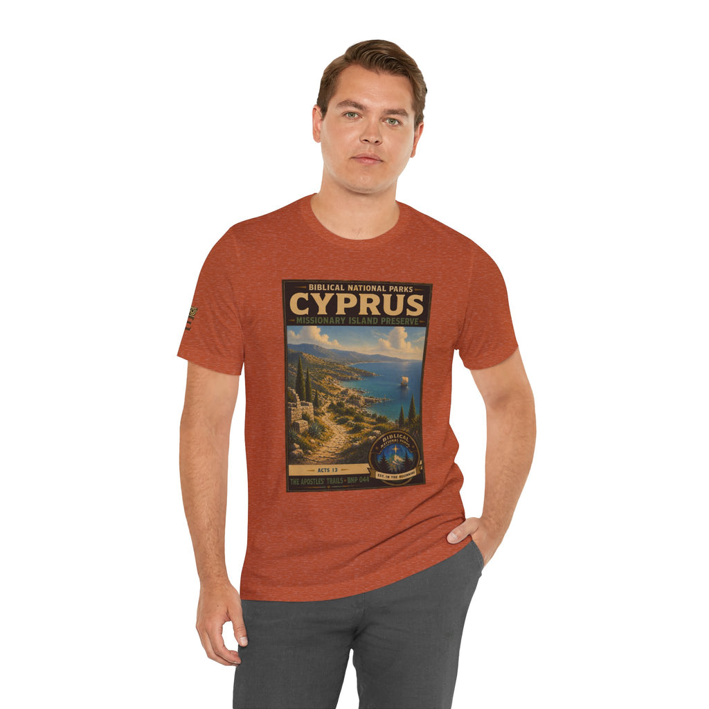 Biblical National Parks Collection VIII- The Apostles' Trails #044/049 | Acts 13 | Vintage nature poster Tee | Biblical national parks graphic shirt