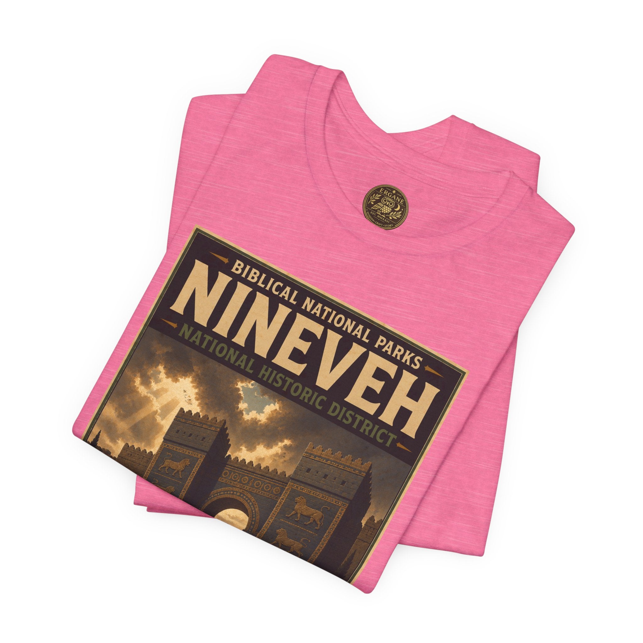 Biblical National Parks Collection V- Prophets & Wonders #029/030 Jonah 3 | Vintage nature poster Tee | Biblical national parks graphic shirt