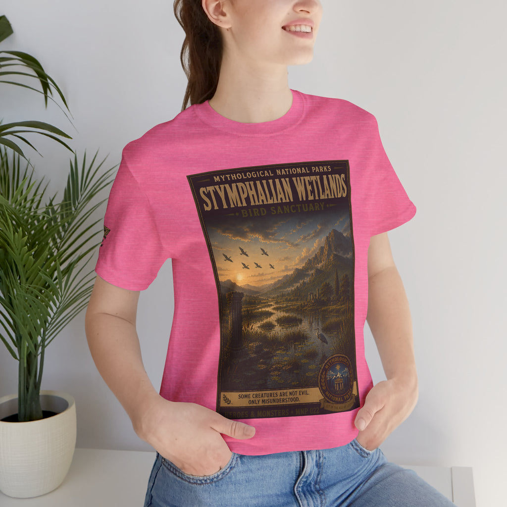 Mythological National Parks Collection III- #022-028 - Heros & Monsters | Vintage nature poster Tee | Mythological National Parks graphic shirt