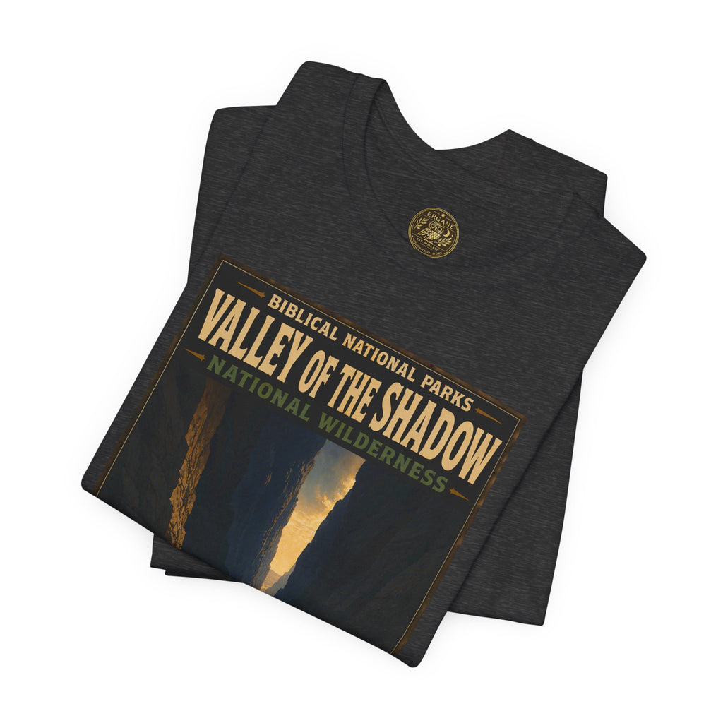 Biblical National Parks Collection IX- #052/054 -Psalms & Sacred Landscapes | Psalm 23:4 | Vintage nature poster Tee | Biblical national parks graphic shirt