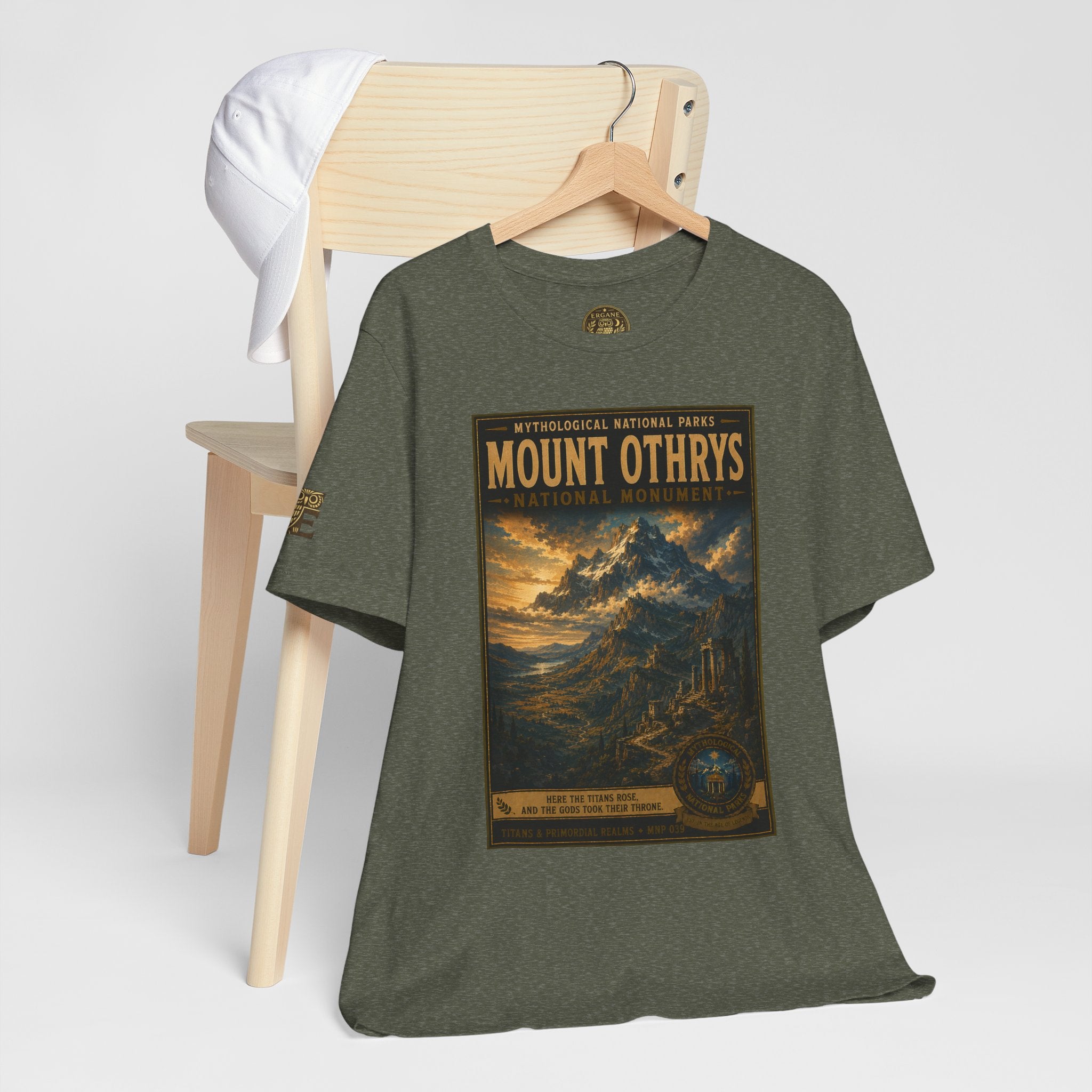 Mythological National Parks COLLECTION V- #039-050 TITANS & PRIMORDIAL REALMS | Vintage nature poster Tee | Mythological National Parks graphic shirt