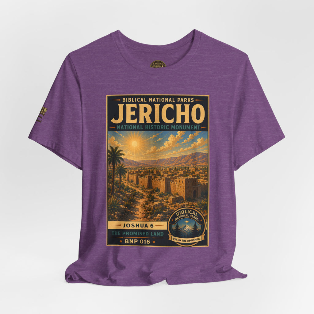 Biblical National Parks Collection III- The Promised Land #016/018 Joshua 6 | Vintage nature poster Tee | Biblical national parks graphic shirt