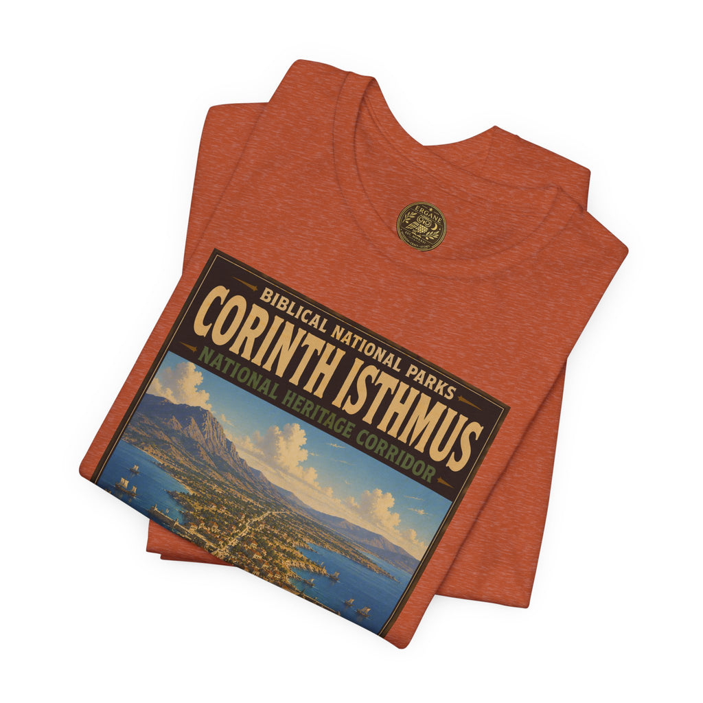 Biblical National Parks Collection VIII- The Apostles' Trails #047/049 | Acts 18 | Vintage nature poster Tee | Biblical national parks graphic shirt