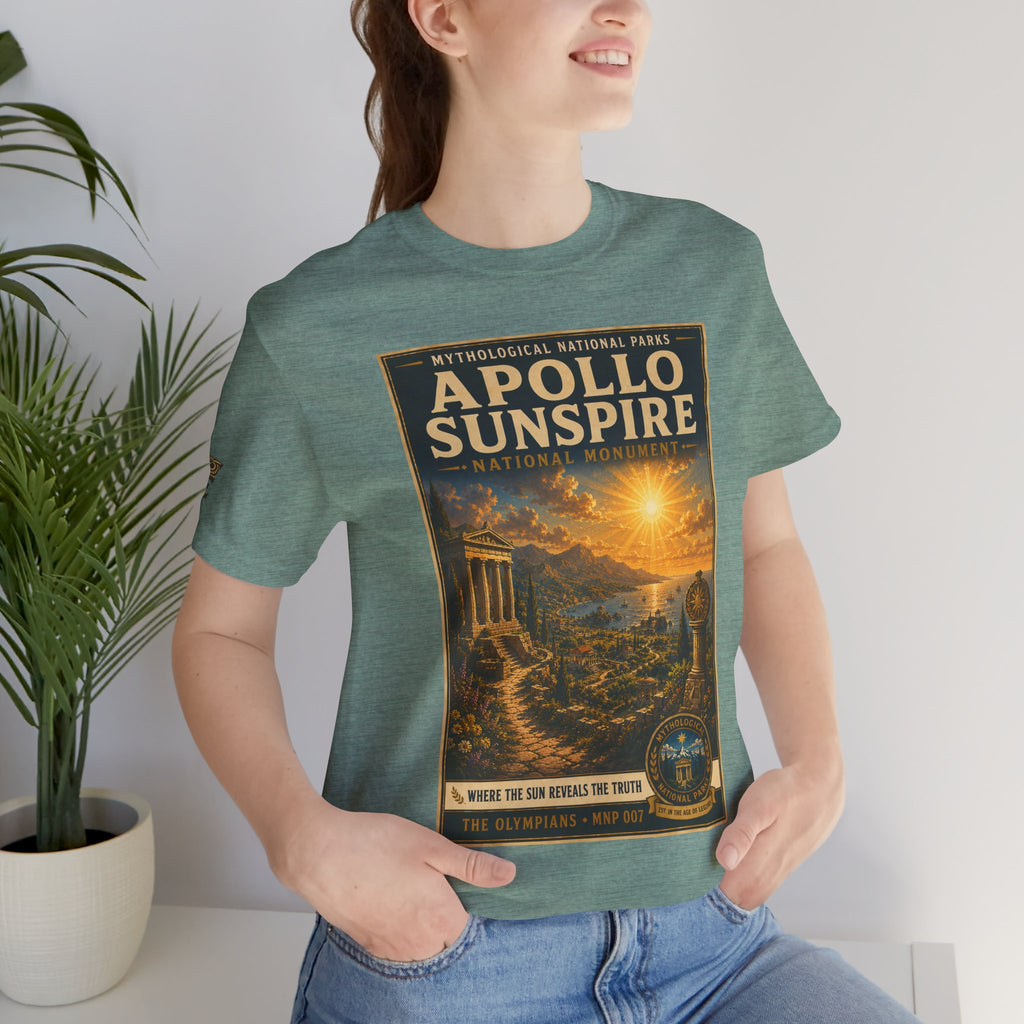 Mythological National Parks Collection I- #007-007 -The Olympians | Vintage nature poster Tee | Mythological National Parks graphic shirt