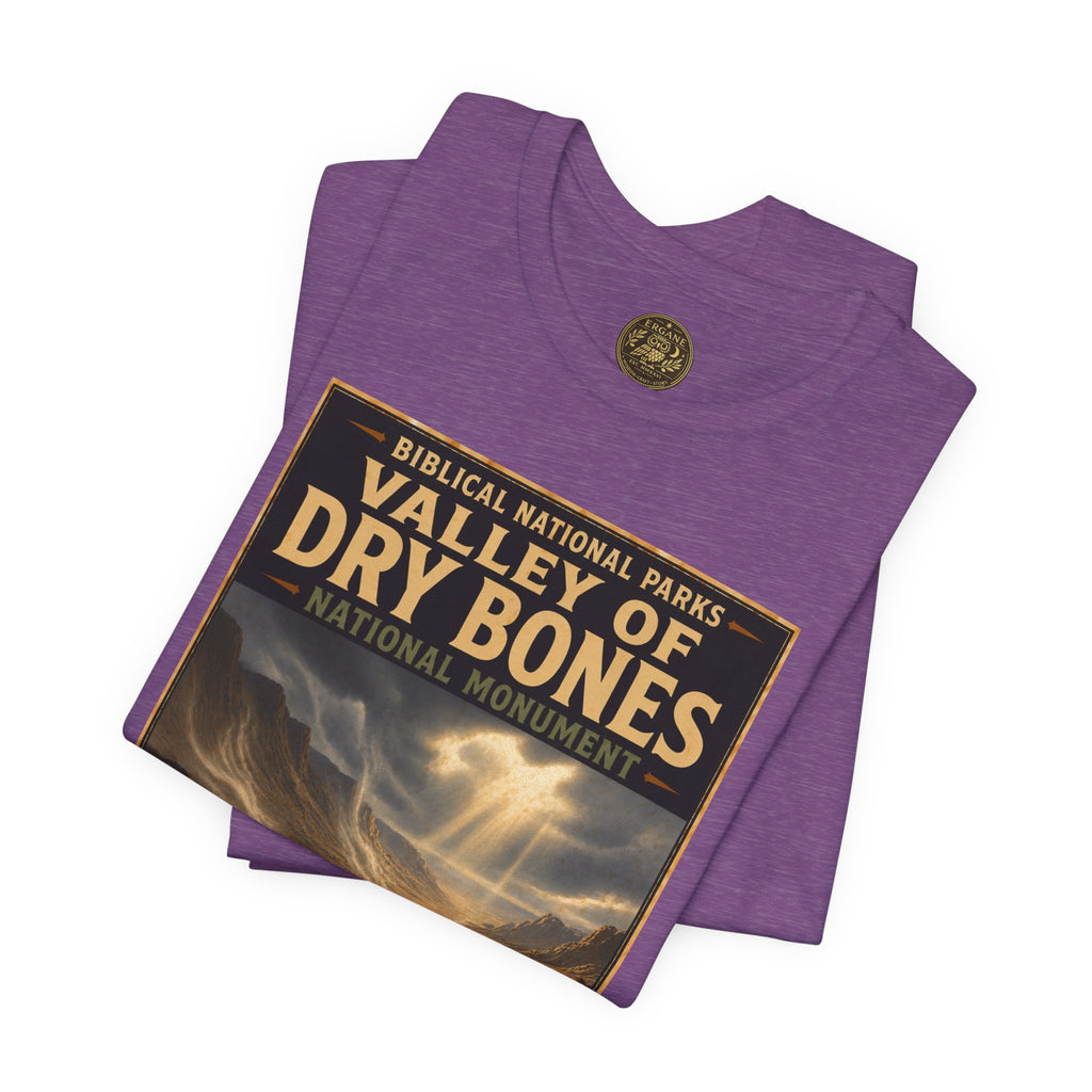 Biblical National Parks Collection V- Prophets & Wonders #026/030 Ezekiel 37  | Vintage nature poster Tee | Biblical national parks graphic shirt