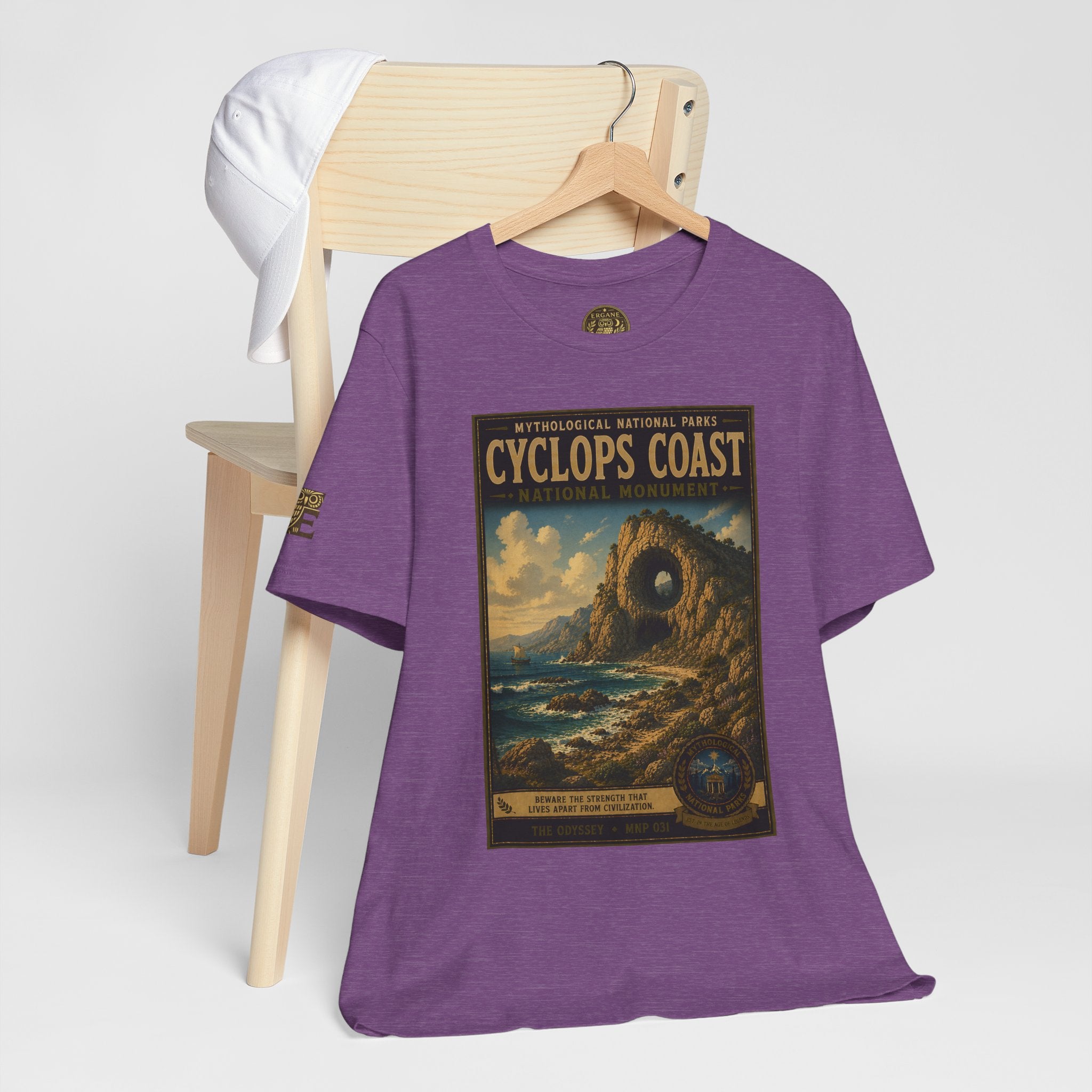 Mythological National Parks Collection IV- #031-038 - THE ODYSSEY | Vintage nature poster Tee | Mythological National Parks graphic shirt