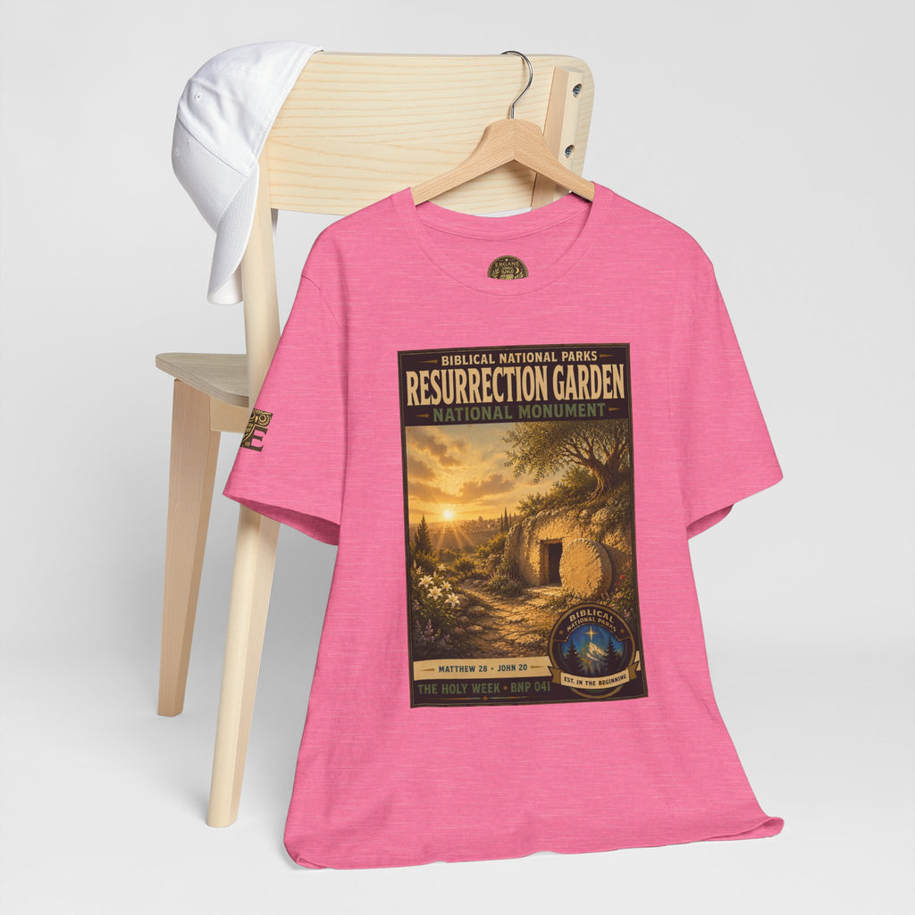 Biblical National Parks Collection VII- The Holy Week #041/041 | Matthew 28 - John 20 | Vintage nature poster Tee | Biblical national parks graphic shirt