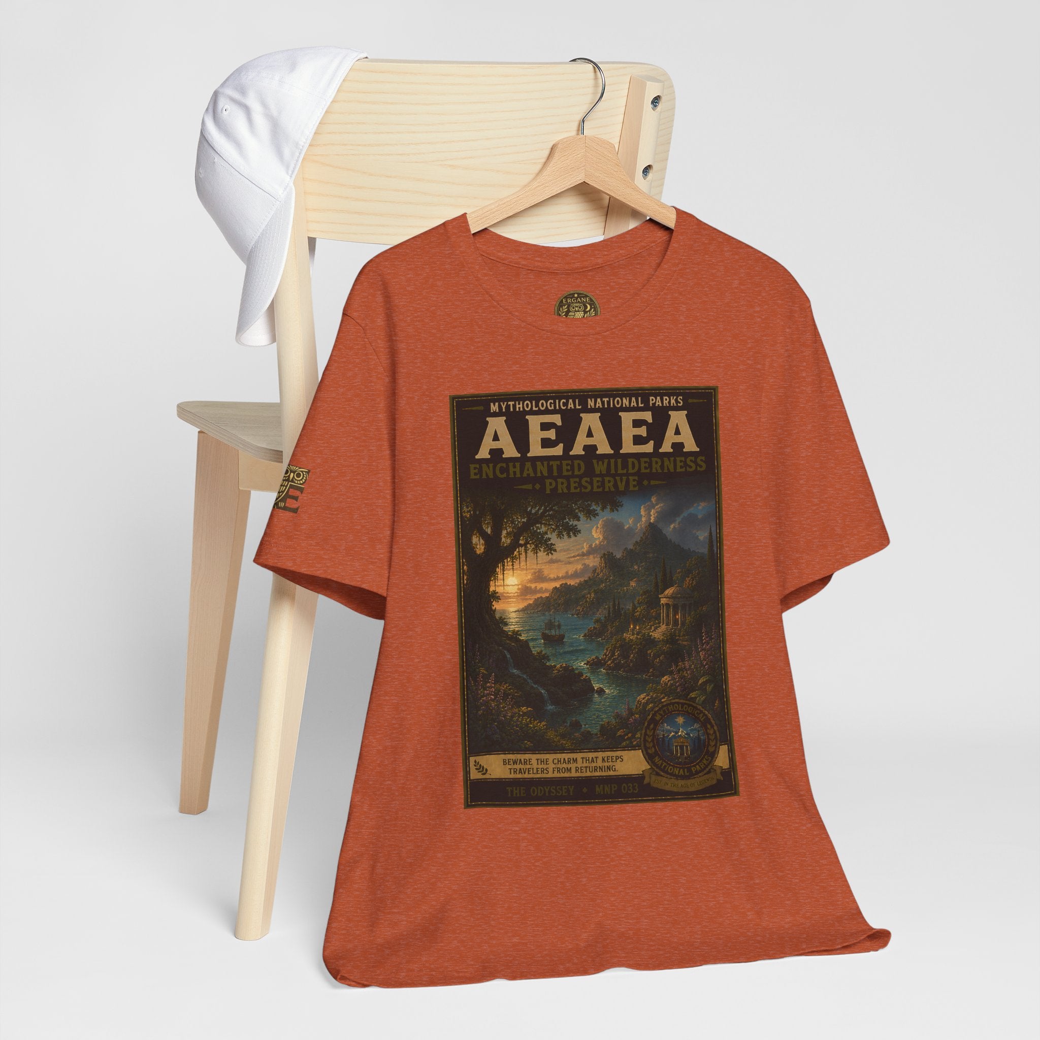 Mythological National Parks Collection IV- #033-038 - THE ODYSSEY | Vintage nature poster Tee | Mythological National Parks graphic shirt