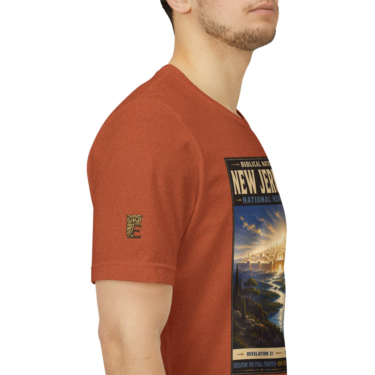 Biblical National Parks Collection X- #060/061 - Revelation: The Final Frontier | Revelation 21 | Vintage nature poster Tee | Biblical national parks graphic shirt 2