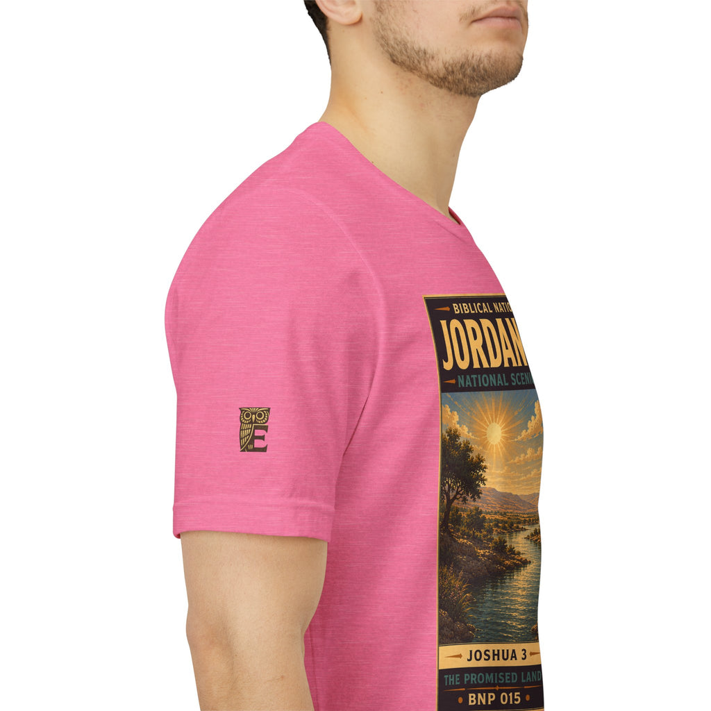 Biblical National Parks Collection III- The Promised Land #015/018 Joshua 3 | Vintage nature poster Tee | Biblical national parks graphic shirt