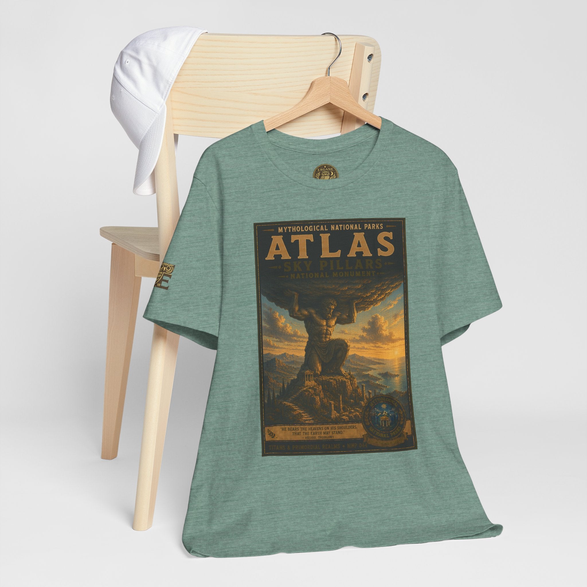 Mythological National Parks COLLECTION V- #044-050 TITANS & PRIMORDIAL REALMS | Vintage nature poster Tee | Mythological National Parks graphic shirt