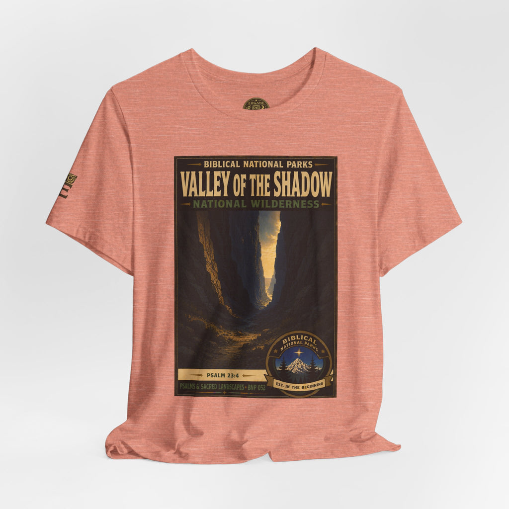 Biblical National Parks Collection IX- #052/054 -Psalms & Sacred Landscapes | Psalm 23:4 | Vintage nature poster Tee | Biblical national parks graphic shirt