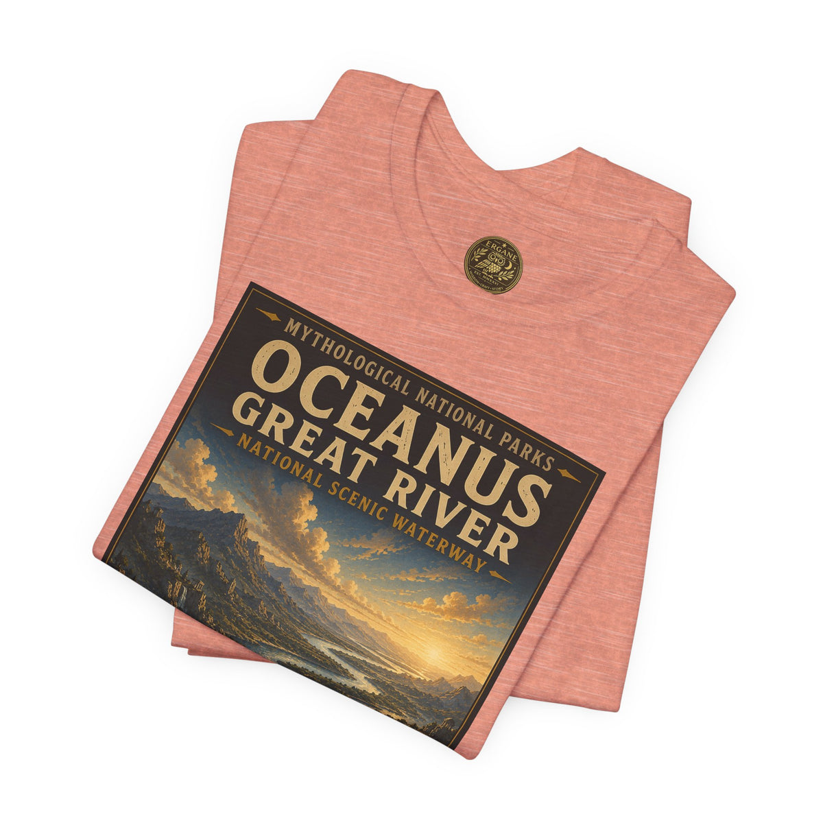 Mythological National Parks COLLECTION V- #042-050 TITANS & PRIMORDIAL REALMS | Vintage nature poster Tee | Mythological National Parks graphic shirt