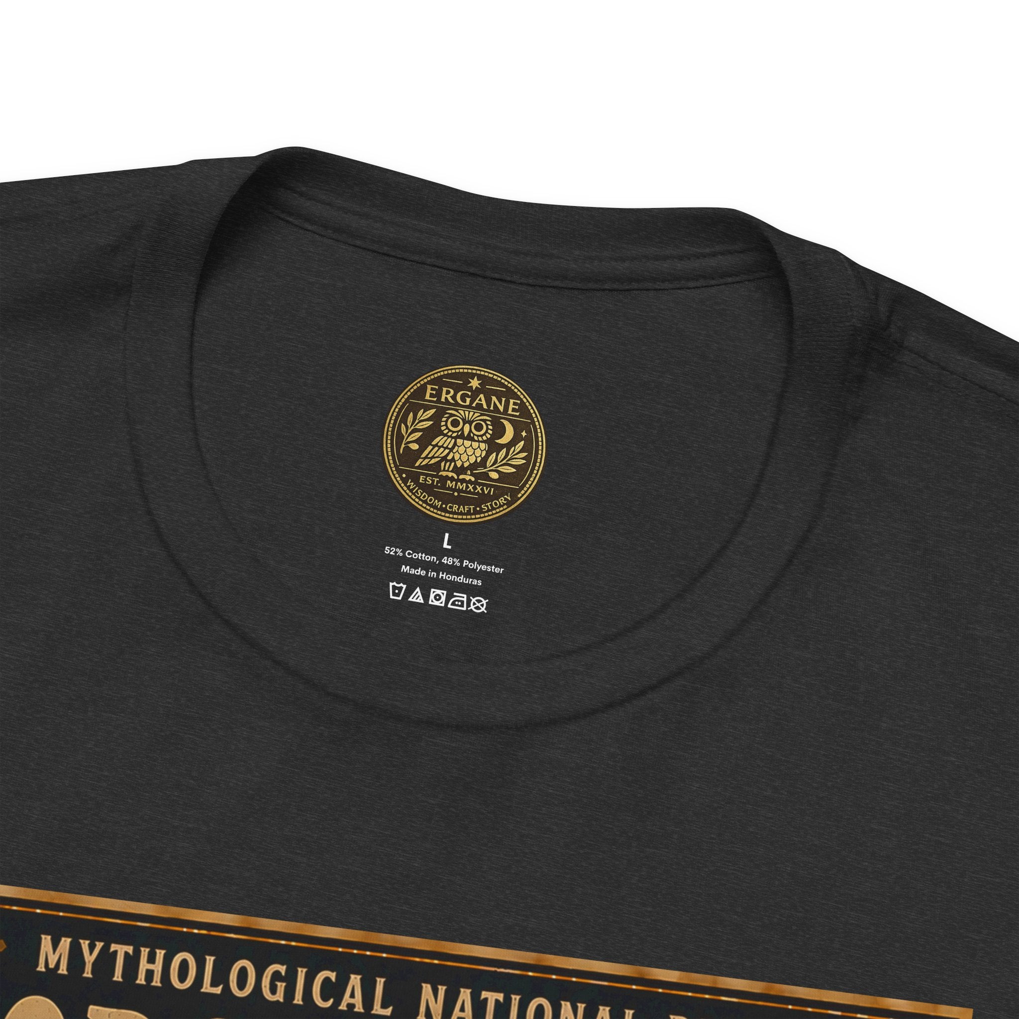 Mythological National Parks Collection III- #019-028 - Heros & Monsters | Vintage nature poster Tee | Mythological National Parks graphic shirt