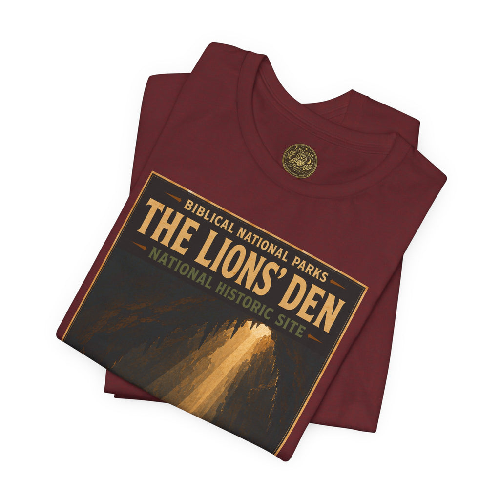 Biblical National Parks Collection V- Prophets & Wonders #027/030 Daniel 6 | Vintage nature poster Tee | Biblical national parks graphic shirt