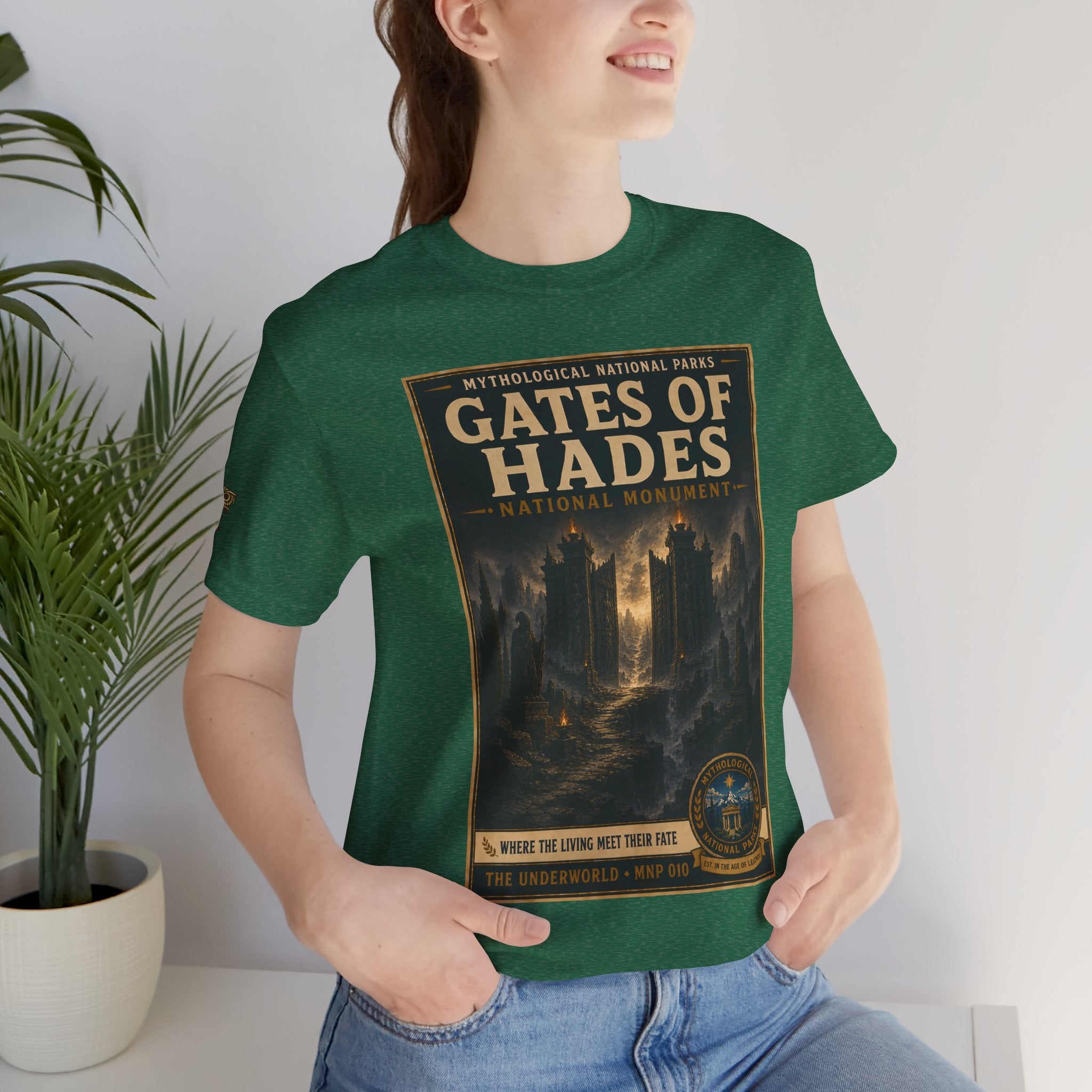 Mythological National Parks Collection II- #010-016 -The Underworld | Vintage nature poster Tee | Mythological National Parks graphic shirt