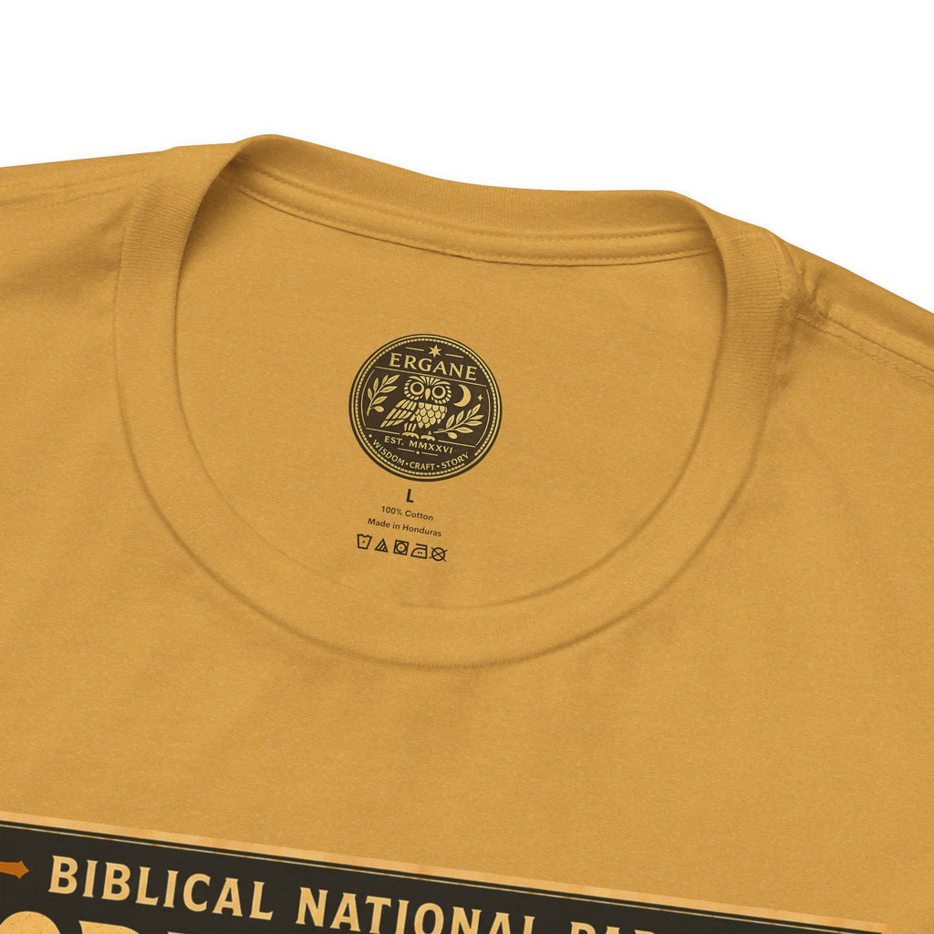 Biblical National Parks Collection III- The Promised Land #015/018 Joshua 3 | Vintage nature poster Tee | Biblical national parks graphic shirt