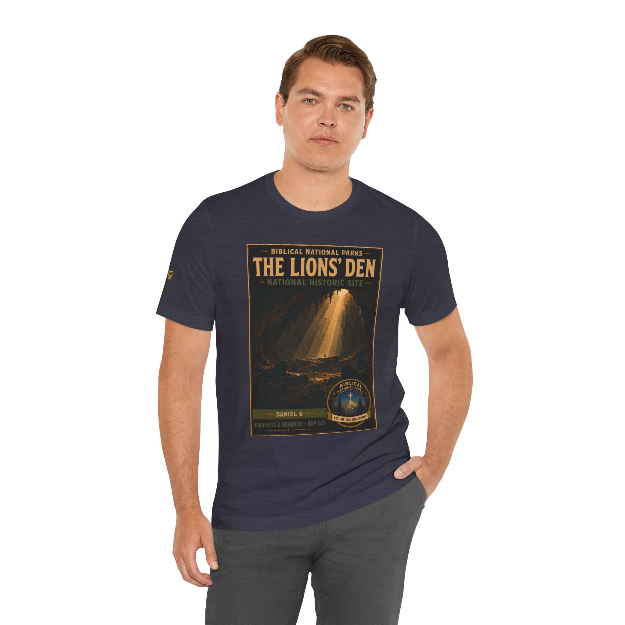 Biblical National Parks Collection V- Prophets & Wonders #027/030 Daniel 6 | Vintage nature poster Tee | Biblical national parks graphic shirt