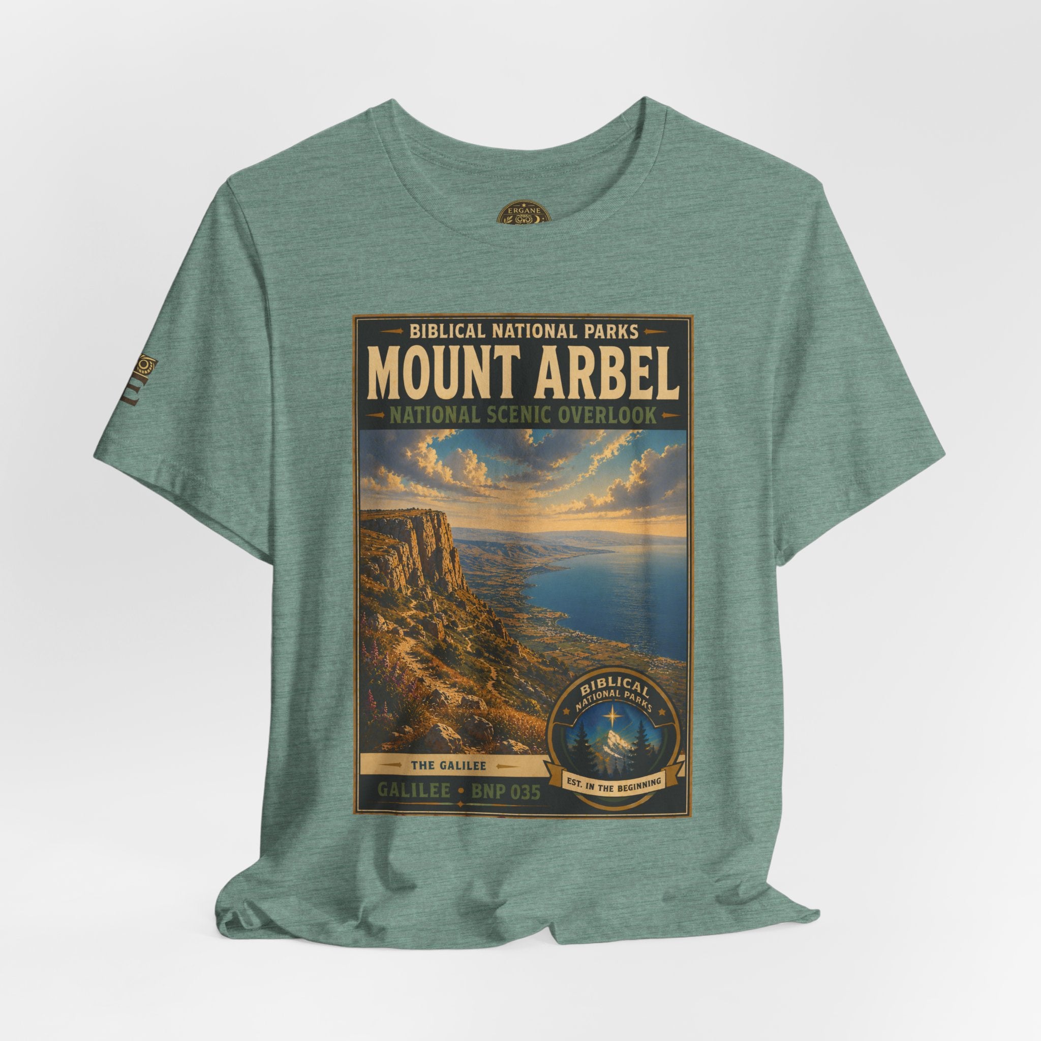 Biblical National Parks Collection VI- Galilee #035/035 The Galilee | Vintage nature poster Tee | Biblical national parks graphic shirt