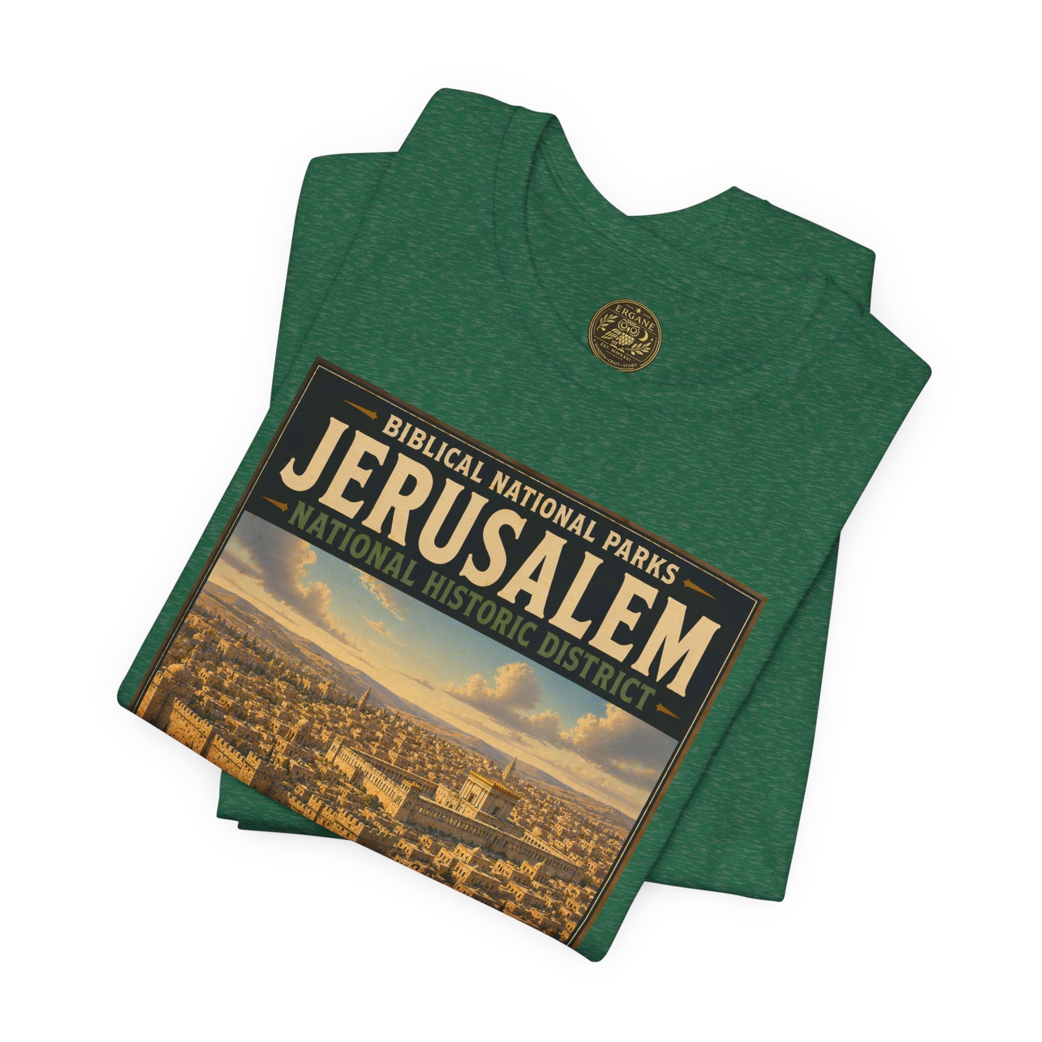 Biblical National Parks Collection VII- The Holy Week #037/041 | Matthew 21-23 | Vintage nature poster Tee | Biblical national parks graphic shirt