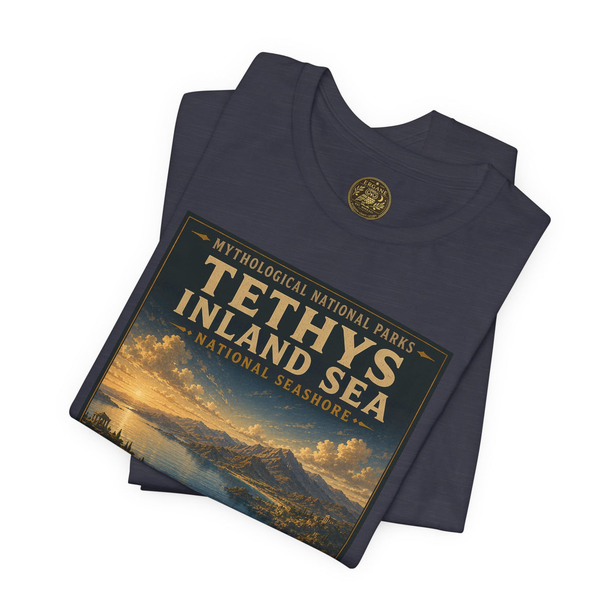 Mythological National Parks COLLECTION V- #043-050 TITANS & PRIMORDIAL REALMS | Vintage nature poster Tee | Mythological National Parks graphic shirt
