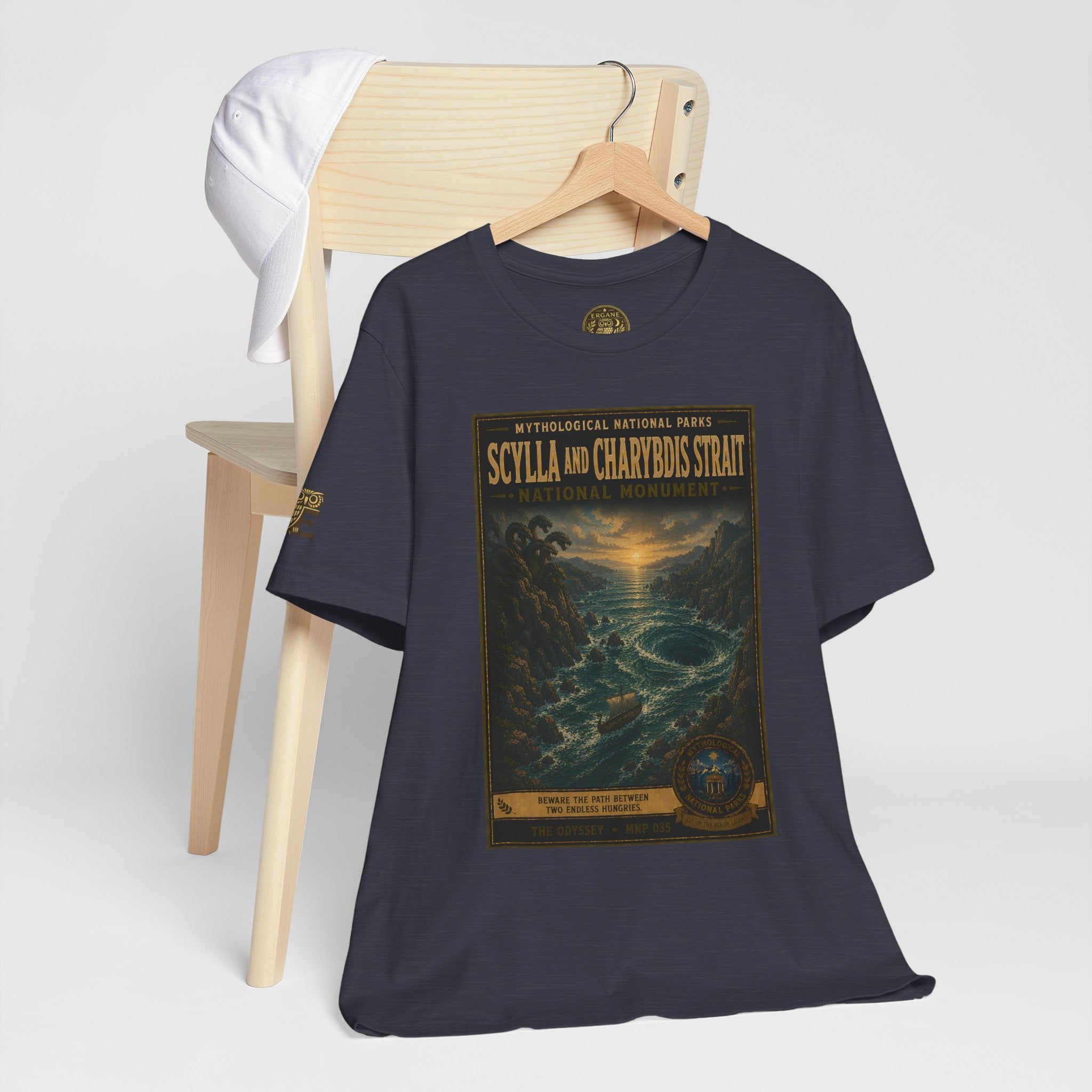 Mythological National Parks Collection IV- #035-038 - THE ODYSSEY | Vintage nature poster Tee | Mythological National Parks graphic shirt