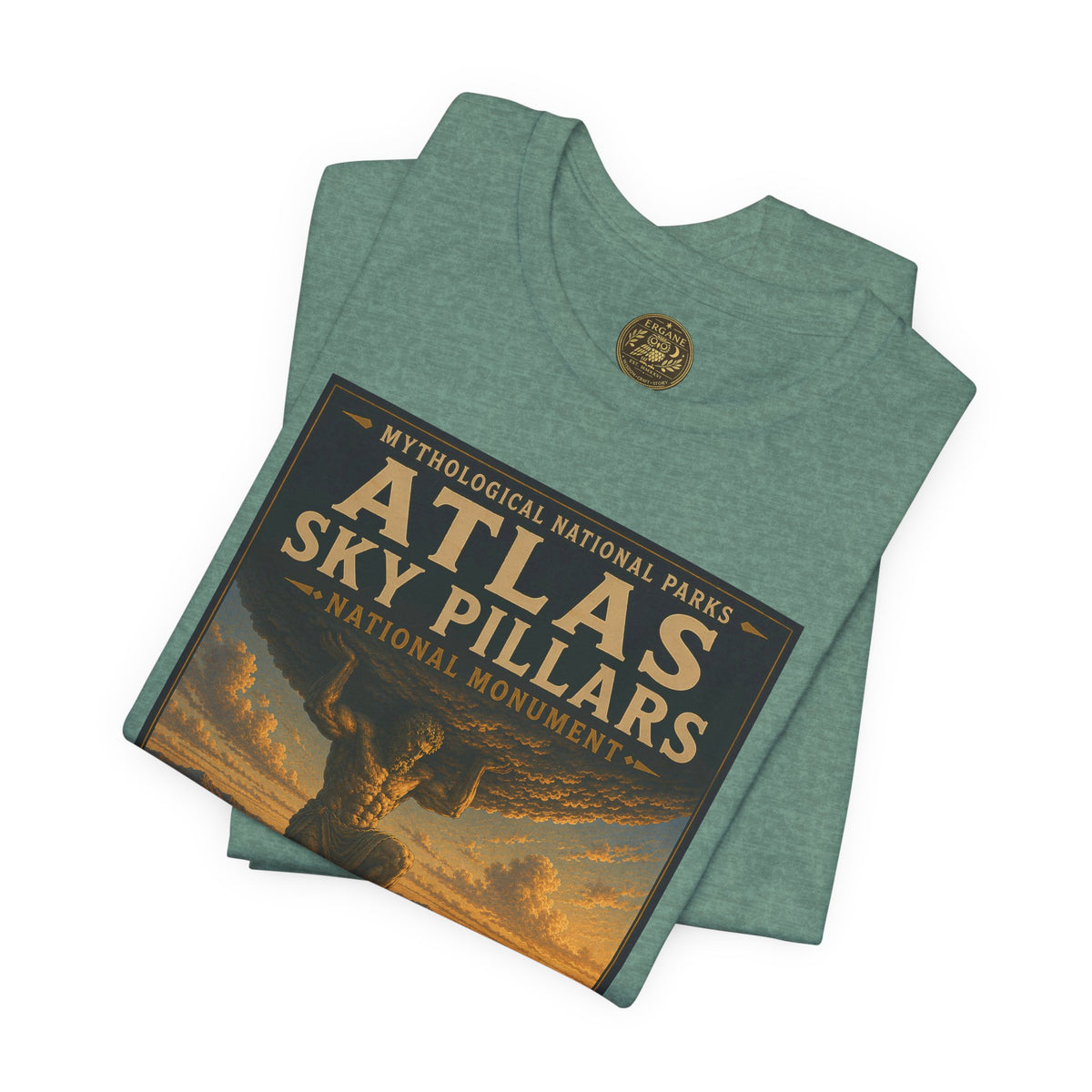 Mythological National Parks COLLECTION V- #044-050 TITANS & PRIMORDIAL REALMS | Vintage nature poster Tee | Mythological National Parks graphic shirt