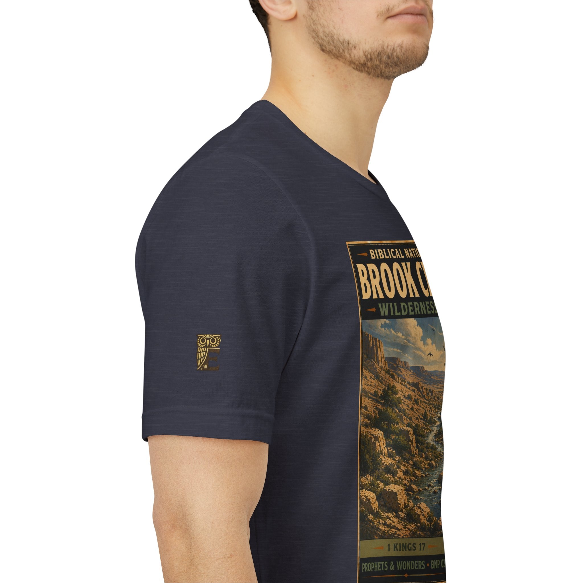 Biblical National Parks Collection V- Prophets & Wonders #024/030 1 Kings 17 | Vintage nature poster Tee | Biblical national parks graphic shirt