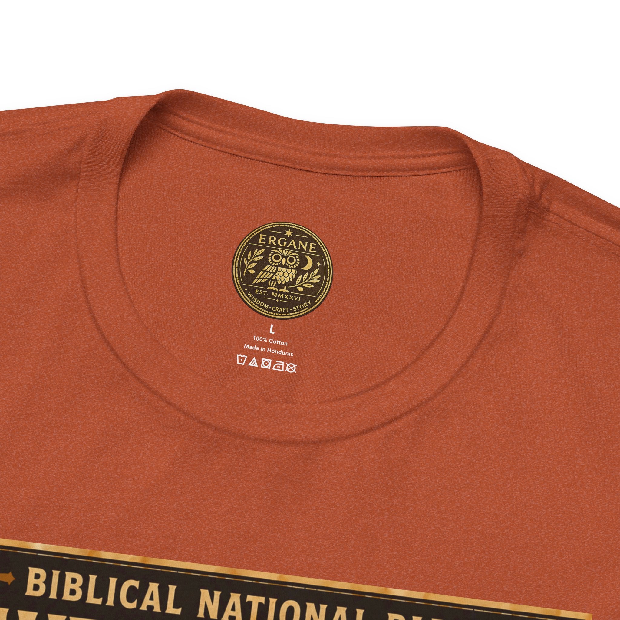Biblical National Parks Collection IV- Heros & Battlefields #023/023 1 Samuel 22 | Vintage nature poster Tee | Biblical national parks graphic shirt