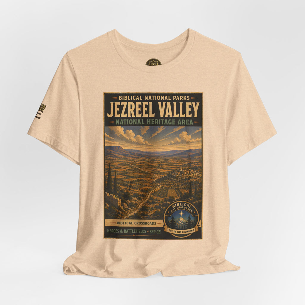 Biblical National Parks Collection IV- Heros & Battlefields #021/023 Biblical Crossroads | Vintage nature poster Tee | Biblical national parks graphic shirt