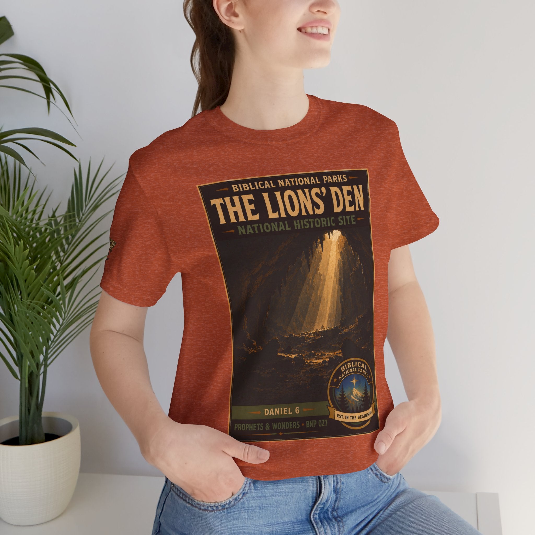 Biblical National Parks Collection V- Prophets & Wonders #027/030 Daniel 6 | Vintage nature poster Tee | Biblical national parks graphic shirt