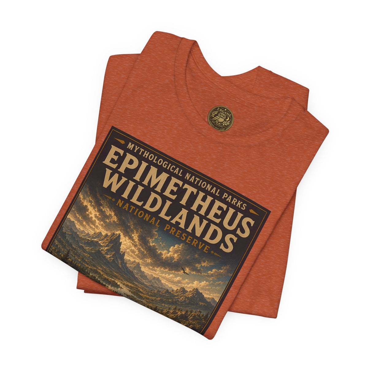 Mythological National Parks COLLECTION V- #046-050 TITANS & PRIMORDIAL REALMS | Vintage nature poster Tee | Mythological National Parks graphic shirt