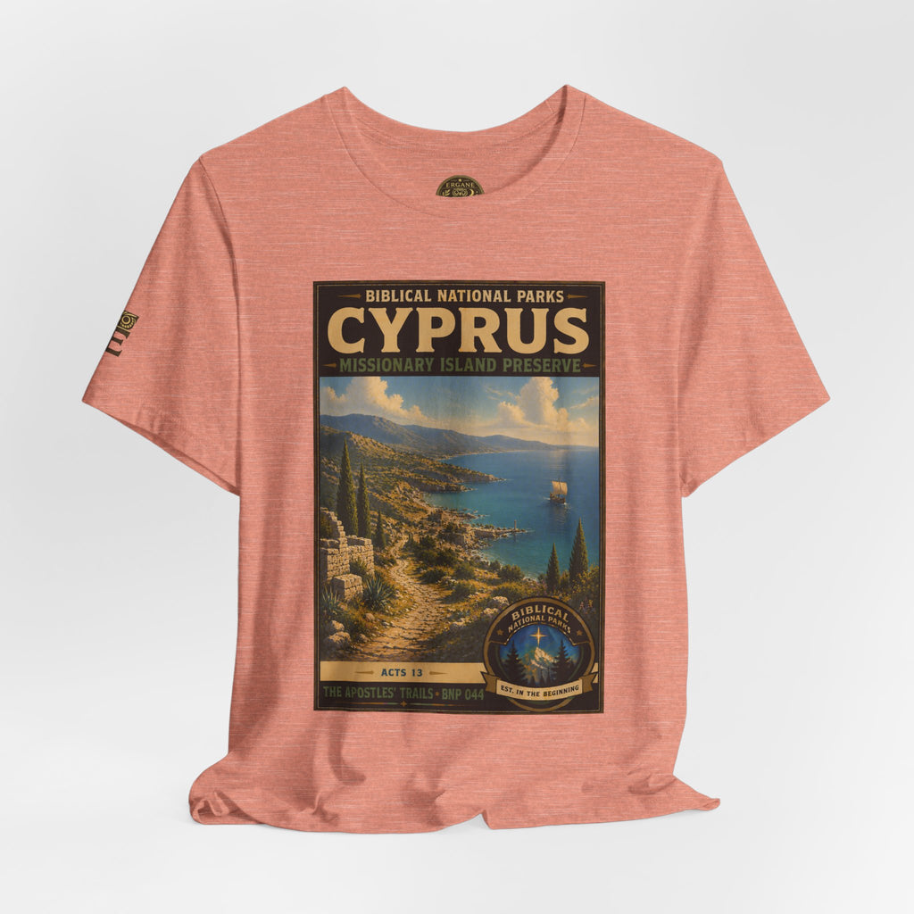 Biblical National Parks Collection VIII- The Apostles' Trails #044/049 | Acts 13 | Vintage nature poster Tee | Biblical national parks graphic shirt
